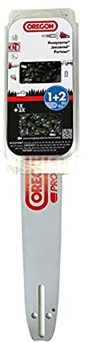 Oregon Schneidgarnitur 140SDEA074 et 2 x 91P050E 543482 Rail avec 2 chaines pour tronçonneuse