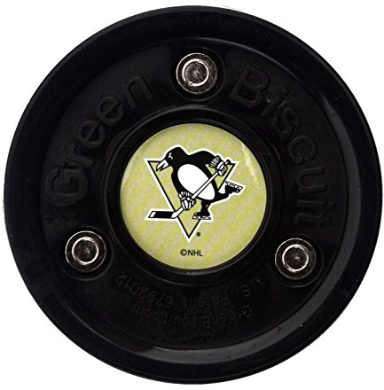 Green Biscuit NHL Teams Original Passing/Handling Training Puck – Off-Ice/Street Hockey Puck