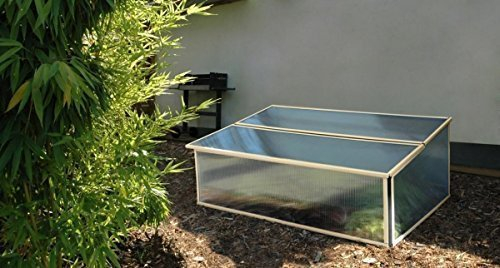 Vitavia Frühbeet Levana 1, mit Klappdach, weiß