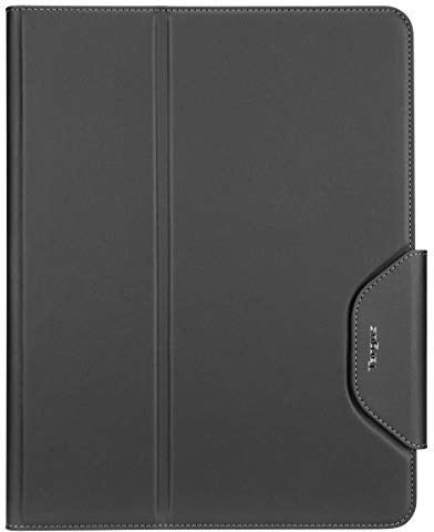 Targus VersaVu Classic Case Compatible with iPad Air 13-inch (M2) and iPad Pro 12.9-inch (2018) Protective Tablet Cover Case, Secure Closure, Water-resistant, Anti-Scratch, Black (THZ749GL)