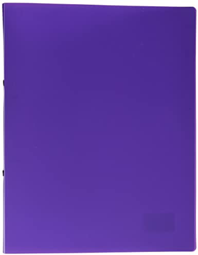 Kangaro Ringbuch Blickdicht Lila (PP, DIN A4, 2-Ringe 16mm O-Mechanik, Rücken 20mm)