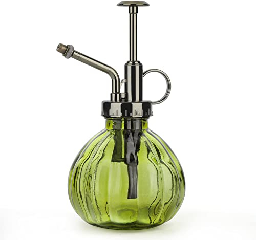 T4U 200ml Glas Pflanzen Vintage Sprühflasche Grün