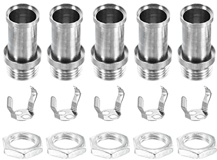 sourcing map 5Stk G4 Lampe Hardware 11.5x22mm Größe M10 | LED Draht Lampenfassungen aus Metall für G4 Birnenfassung Paket