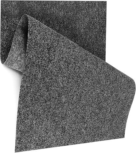 KARAT Tapis Ignifuge Dalton pour Sol,Protection Fiable contre les Étincelles et la Chaleur,Idéal pour Brasero,Barbecue et Cheminée,Résistant au Feu, pour Terrasse Balcon Jardin (100x120 cm Anthracite)