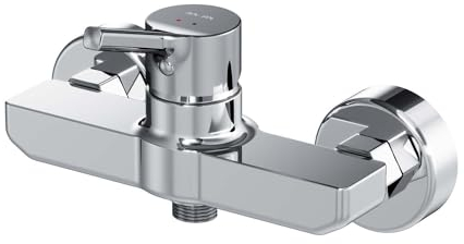 AM.PM X-Joy S Duscharmatur mit Einhebelmischer, Mischbatterie Dusche, Einhand-Brausebatterie, Einhebelarmatur Bad, Brausearmatur für Badezimmer, Chrom