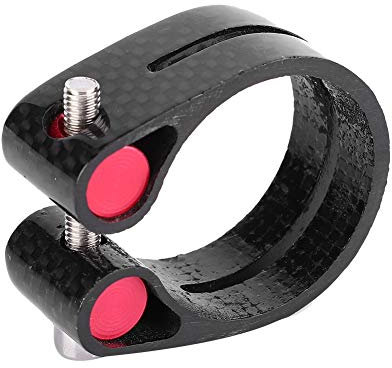 Collier de Serrage de Tige de Selle de Vélo de Montagne en Fibre de Carbone de 35 Mm, Accessoire de Serrage à Dégagement Rapide, Collier de Tige de Selle de Vélo, Collier de