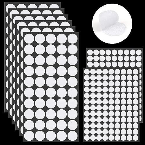 Klettband Selbstklebend, 516 Stück Stark Klettverschluss Selbstklebend | 258 Paar Klett Klebe Klettbänder, klett aufkleber für Papier Metall Kunststoff Leder Handwerk -10mm 20mm