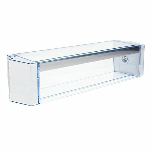 LUTH Premium Profi Parts Bandeja de almacenamiento compatible con Bosch 11001899, compartimento para mantequilla, 439 x 100 mm, para puerta de frigorífico, nevera y congelador