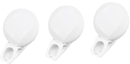 OSALADI 3pcs Portable Phone Selfie Light Ring Lamp Emergency Light USB Supplementary for Laptop