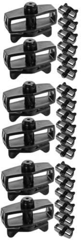 Happyyami 24pcs Garden Wire Tensioner Kit Electric Fencing Tape Chain Link Fence Tensioner Easy Installation