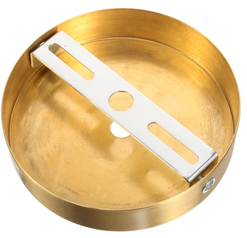 Homoyoyo Kronleuchter Baldachin 100mm Aus Kupfer Deckenleuchtenplatte Mit Montagehalterung Pendelleuchten Zubehör Für Individuelle Lichtdesigns Langlebig Zuverlässig Für Wohnzimmer Und