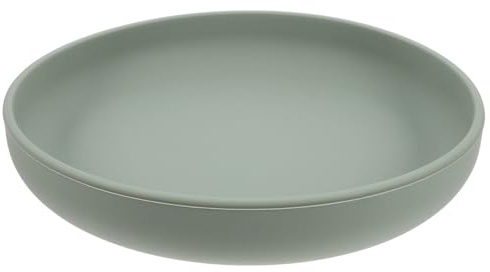 Healeved Assiette Ronde Anti-Déversement Silicone 7.68 Pouces Avec Ventouse Antidérapante Pour Personnes Âgées Et Handicapées Bord Surélevé Pour Aide Aux Repas