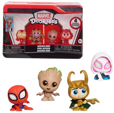Marvel Doorables Action Peek Series 1, Collectible Marvel Toy Figures, Boys and Girls Ages 5 Up