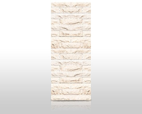 wandmotiv24 Duschrückwand Graue Farbe Steinmauer 80 x 200cm (B x H) - Aluminium 3mm M1037