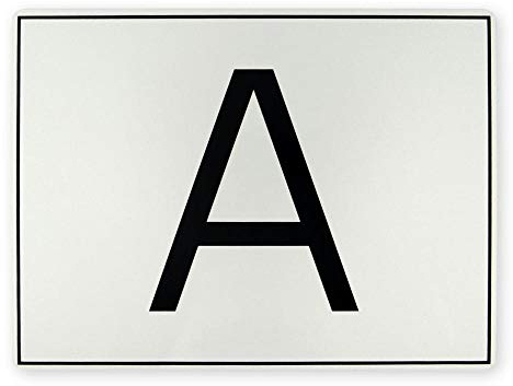 A-Schild A-Tafel für Abfalltransport Aluminium starr 400x300 mm Warntafel Abfalltafel Abfallschild LKW