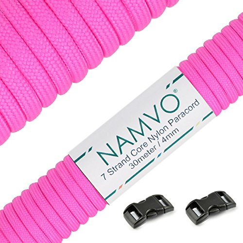 Namvo 550 fallskärmslina typ III, 7 trådar, total längd 30 meter, enfärgad BZ00273