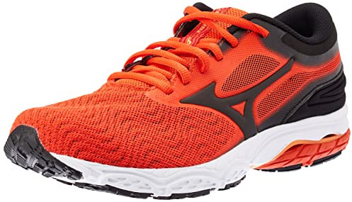 Mizuno Wave Prodigy 4, Zapatillas de Running Hombre, Cherry Tomato/Black/TangOrange, 46 EU