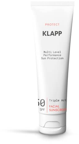 KLAPP Cosmetics - MULTI LEVEL PERFORMANCE SUN PROTECTION Triple Action Facial Sunscreen 50 SPF (50ml)