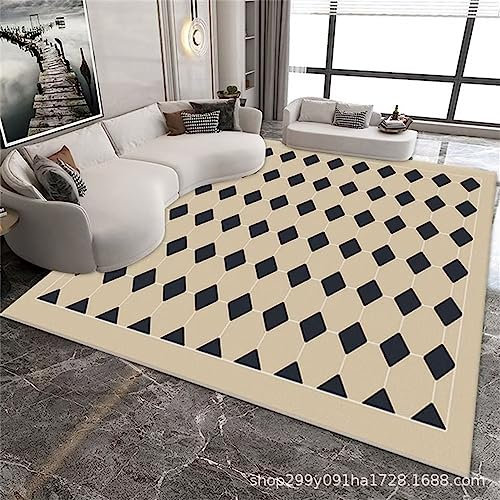 RUGMRZ Alfombras Niño La Sala de Estar Simple es Resistente a la Suciedad y se Puede Lavar con Agua. aspiradora Alfombra Multicolor Modernos para salón alfombras moqueta terraza Alfombra Silla Ruedas