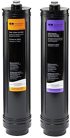 KINETICO K5 RO TASTE ODOR & CARBON SEDIMENT FILTER CARTRIDGES (9306B ORANGE & 9461A PURPLE) for K2, K5 & KRO PLUS Systems