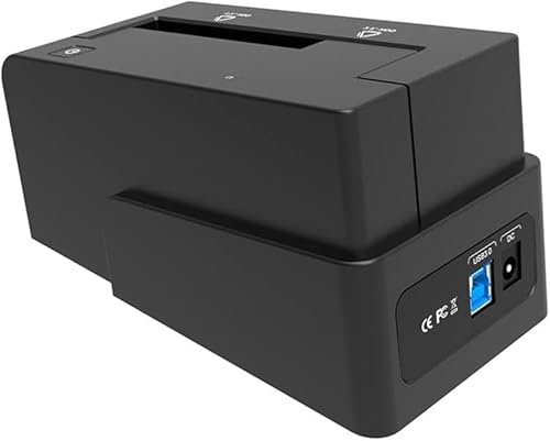 Ultra Slim Portable External Hard Drive, External Case HDD Hard Drive Disk Enclosure Dock Storage Box 2.5 3.5 Inch Hard Drive Station USB 3.0 to SATA External Hard Drive
