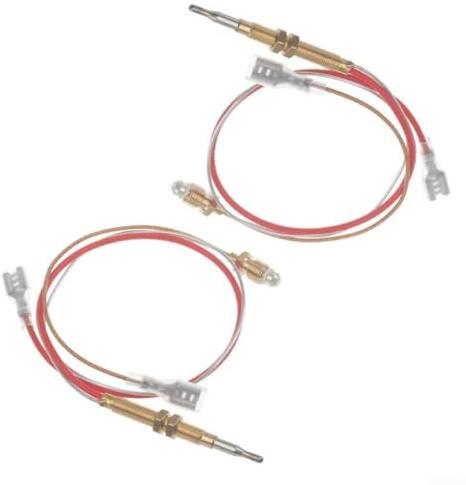 Gas-Thermoelement-Set, Terrassenheizungs-Thermoelement, Außenheizung, Ersatzteile M8 x 1 Endanschlussmuttern, Thermoelement (60 cm)