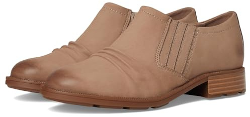 Clarks Collection Women's Adalynn Ezra Loafer, Light Taupe, 7.5 M US