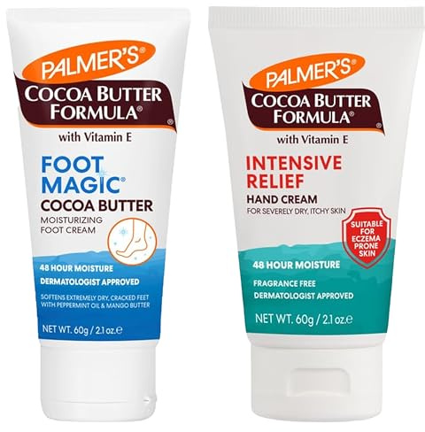 Katsy Style Cocoa Butter Intensive Relief Hand Cream & Foot Magic Pack (60g Each) – Deep Moisture for Soft & Hydrated Skin