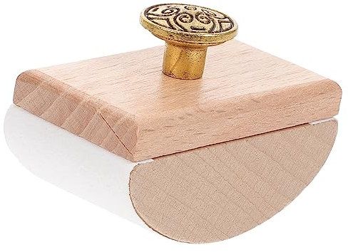 Holibanna Tragbarer Tintenabsorber Löschpapier Rocker Löschunterlage Holz Schnelltrocknend Für Büro Schule Kalligrafie Stift