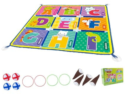 ＡＷＨＡＯ Ringwurfspiel, Gartenspielzeug, Spaß im Hinterhof, einfache Einrichtung, Sportfest, Outdoor-Camping, Garten, Teambuilding, Wurfspiel, Toe, Style A
