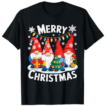 Frohe Weihnachten Wichtel Xmas GNOME Weihnachtsfeier Familie T-Shirt