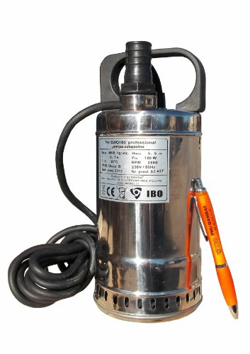 IBO 180 SWQ Submersible Pump, Steel, 12 x 12 x 31 cm