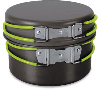 Pinguin Camping Geschirr Set 11 teilig Quadri ALU