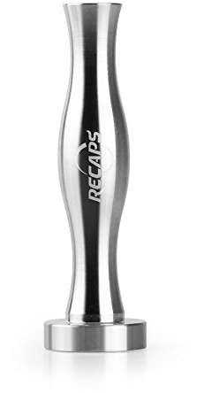 Stainless Steel Coffee Tamper Filling Tool by RECAPS Compatible with Nespresso Machine Refillable Reusable Filter Pressing Coffee Grind Diameter 24mm
