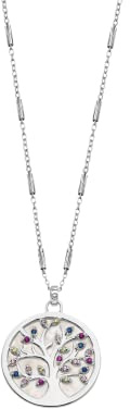 LOTUS SILVER Collar Mujer Plata de Ley 925 | Acabado Refinado LP1889-1/1, Collares Mujer, Regalo de Cumpleaños, Aniversario, San Valentín, Madre y más