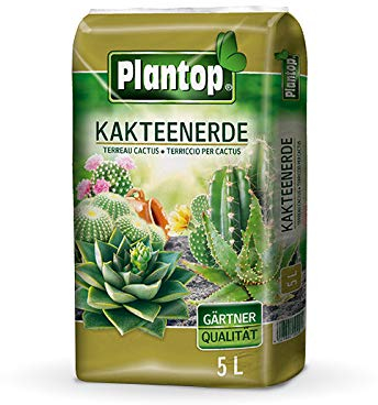 Plantop KAKTEENERDE 5 l. Hochwertige Spezialerde für Kakteen, Kaktus. Kaktuserde. Z2410