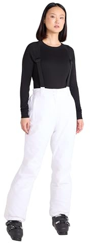 Mountain Warehouse Moon Skihose für Damen - Thermo-Schneehose, Outdoorhose für Damen, Verstellbarer Bund, mit abnehmbaren Hosenträgern, Skibekleidung, Weite Passform