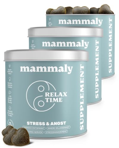 mammaly 3er Spar-Paket: Relax Time® Entspannungs-Komplex mit Baldrian | 360 Snacks für Beruhigung & Anti-Stress - mit Bierhefe, Probiotika - DLG zertifiziert - mit Tierärzten entwickelt