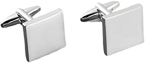 KAYLRE Herren Hochzeit Manschettenknöpfe Cufflinks Edelstahl Manschettenknopf,