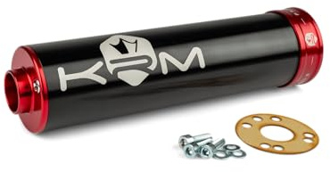 Endschalldämpfer KRM 90-110 schwarz - rot