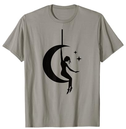 Pole Dancer hängt am Mond | Pole Dance Pole Game T-Shirt