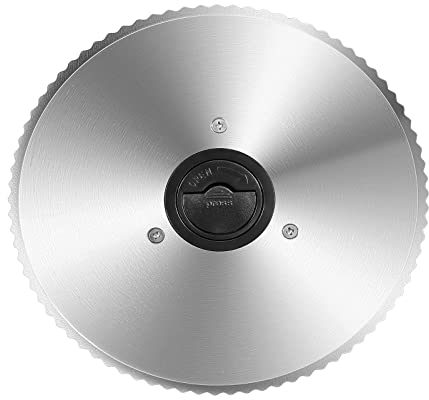 FOHERE 190 mm Stainless Steel Serrated Blade, Electric All-Purpose Slicer Serrated Blade Only for FOHERE Electric Meat Slicer Machine
