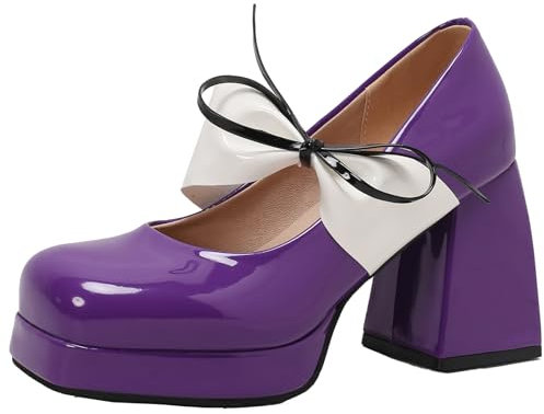 Smilice Scarpe da donna eleganti con tacco alto, Lilla, 36 EU