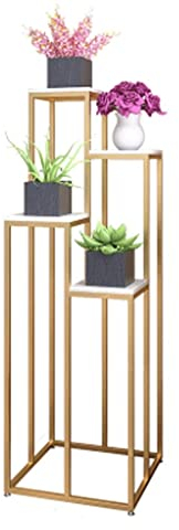 Pflanzenständer Mehrschichtig Grün Wohnzimmer Boden Typ Blumenständer Balkon Kreative Einrichtung Gold