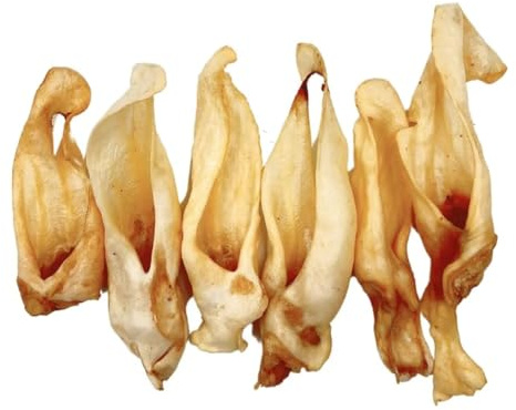 Dei NATURE Orecchie di capra per cani 50 UNITÀ naturali da masticare -basso contenuto di grassi adatte dieta Barf