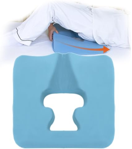 BLUEZY Cuscino Antidecubito per Anziani, Ciambella Antidecubito, Cuscino Ciambella per Coccige, Cuscino Glutei Forma di Pendenza per Anziani, Costretti A Letto, Disabili
