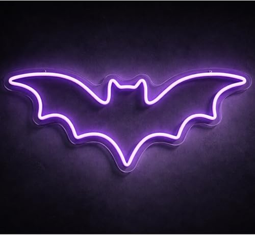 Sweet Dream Code Cartel Neón LED Murciélago Grande 50x20 cm
