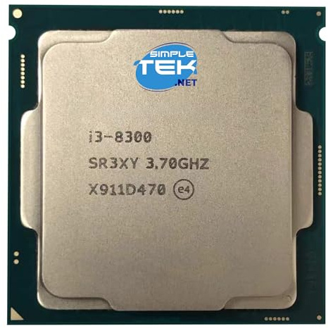 SIMPLETEK - Procesador CPU i3 Quad-Core 4C/4T DDR4 SR3XY Octava Generación 3.70 GHz Socket LGA 1151 V2 Cache 8 MB (reacondicionado)