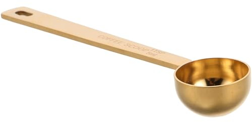 Ciieeo Cucchiaio Dosatore da Caffè in Acciaio 304 con Manico Lungo Misurino da 5 Ml con Tacche Graduate per Polvere di Caffè Latte in Polvere e Tè Utensile Multifunzionale per Uso in