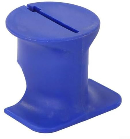 Für Metall-Handstempelwerkzeug mit einfacher Metall-Stempelvorrichtung und EasyGrip-Halter, Kunststoffmaterial optimiert für Heimwerker für Metallhandwerk und Stempelhaltung (10 x 10 mm)